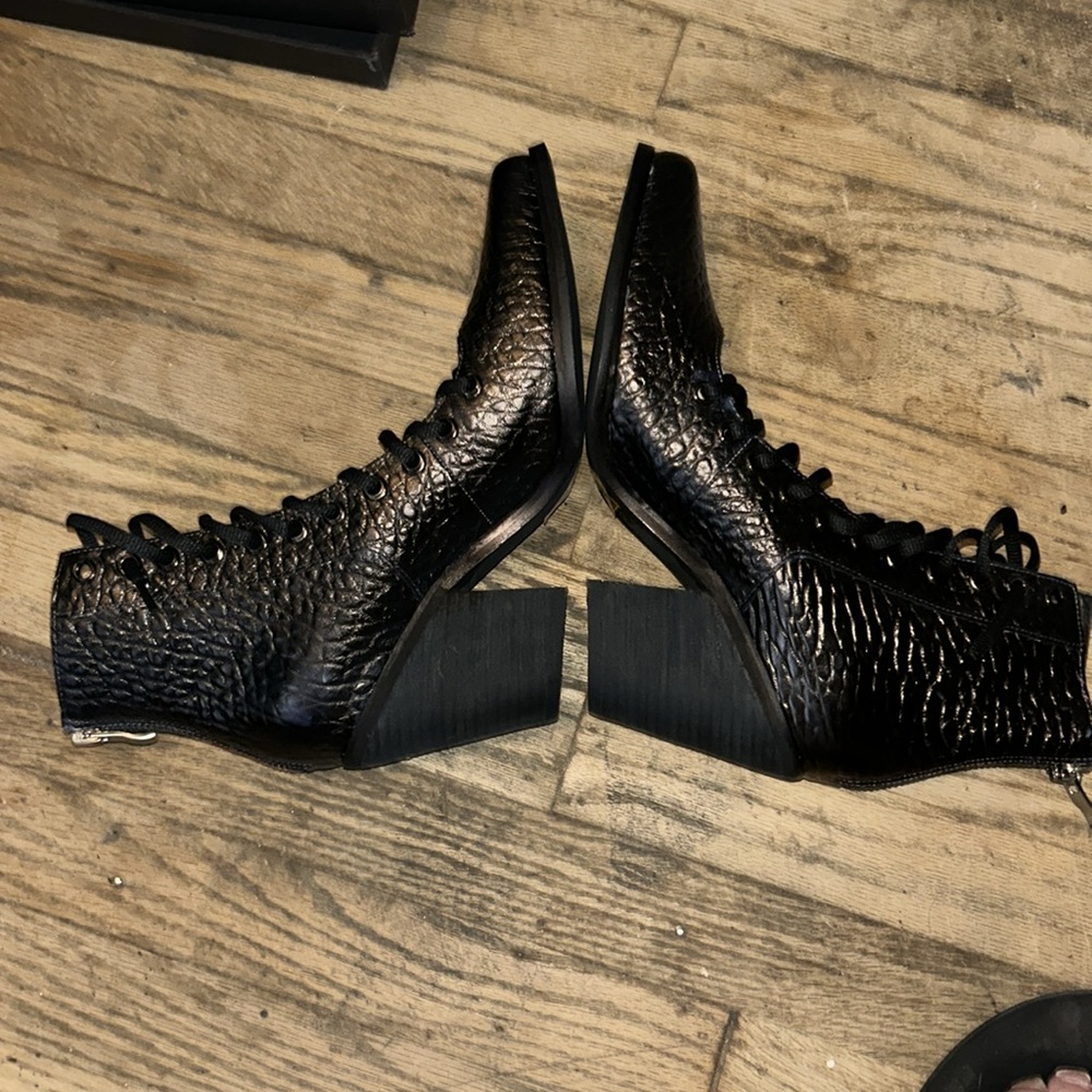 Free People Solestruck/yes we are the sh!t open lace booties 10 - Picture 5 of 10
